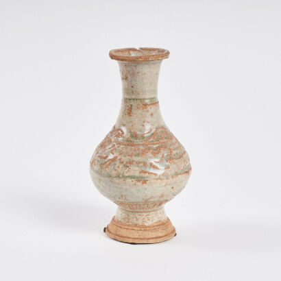 AChinese Tang/Song-Dynasty Celadon Vase (chip on rim)