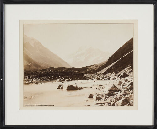 BURTON BROS DUNEDIN 100 Series Mount Cook From The Hooker River