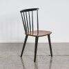 A Set of Four Scandinavian Spindle Back Dining Chairs - 2