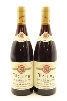 (2) 2005 Domaine Michel Lafarge Clos du Chateau des Ducs, Volnay Premier Cru