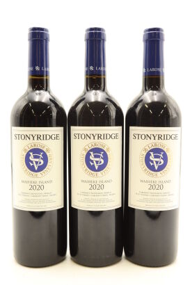 (3) 2020 Stonyridge Vineyard Larose, Waiheke Island