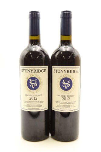 (2) 2012 Stonyridge Vineyard Larose, Waiheke Island