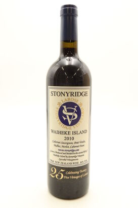 (1) 2010 Stonyridge Vineyard Larose, Waiheke Island