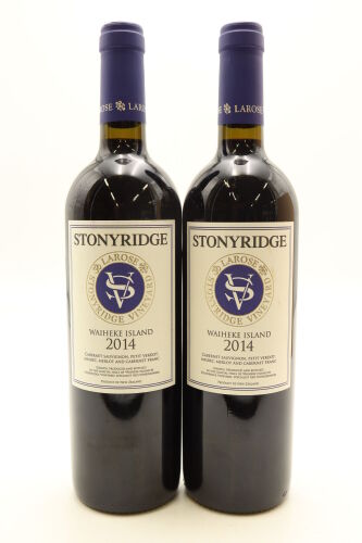 (2) 2014 Stonyridge Vineyard Larose, Waiheke Island