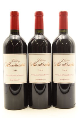 (3) 2016 Chateau Montlandrie, Cotes de Castillon