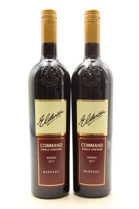 (2) 2017 Elderton Command Single Vineyard Shiraz, Barossa Valley