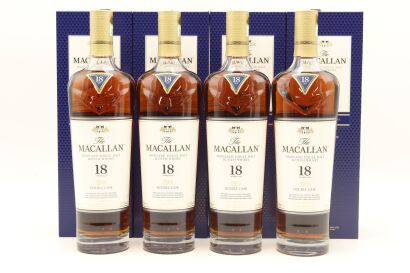 (4) The Macallan Double Cask 18 Year Old Single Malt Scotch Whisky, 43% ABV