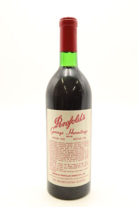 (1) 1982 Penfolds Grange Bin 95, Australia [JR18] [JO93]