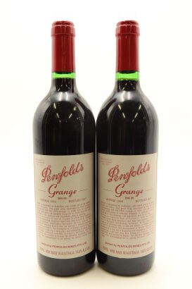 (2) 1996 Penfolds Grange Bin 95, Australia [JR18] [RP95] [WE96] [JO98]