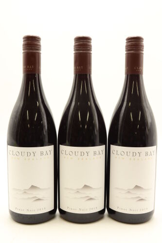 (3) 2019 Cloudy Bay Pinot Noir, Marlborough