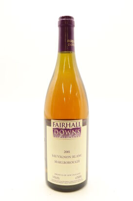 (1) 2001 Fairhall Downs Single Vineyard Sauvignon Blanc, Marlborough