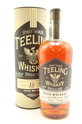 (1) Teeling Single 2003 Ruby Port Cask 18 Year Old, New Zealand Exclusive, Irish Single Malt Whiskey, 54.7% ABV