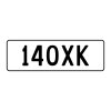 Personalised Plate 14OXK