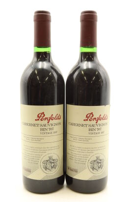 (2) 1997 Penfolds Bin 707 Cabernet Sauvignon, South Australia