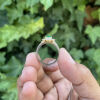 18ct White Gold Emerald and Diamond Ring - 5