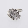 14ct White Gold Diamond Cluster Ring