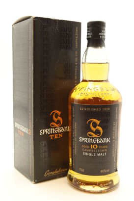 (1) Springbank 10 Year Old pre-2017, 46% ABV