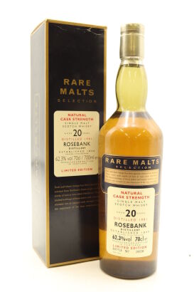 (1) Rosebank 20 Years Old 1981 Rare Malts Selection Single Malt Scotch Whisky, 62.3% ABV