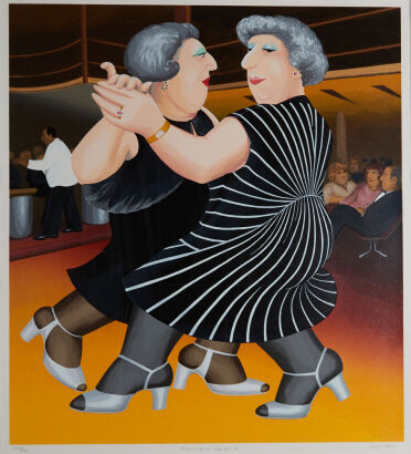BERYL COOK Dancing on the Q E 2