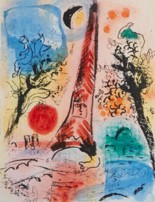 MARC CHAGALL Vision de Paris