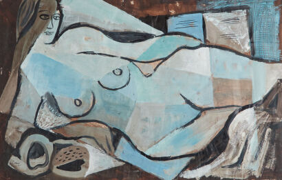 MELVIN NORMAN DAY Blue Nude