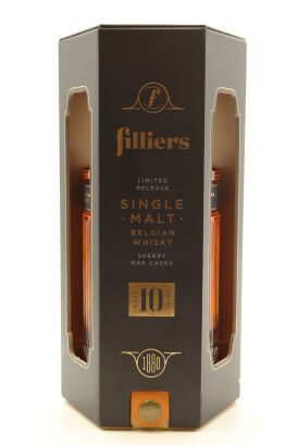 (1) Filliers 10 Years Old Limited Release Single Malt Belgian Whisky, 43% ABV