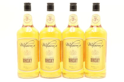 (4) Wilson&rsquo;s 7 year old Superior Blend, New Zealand Blended Whisky, 37.5% ABV, 1125ml