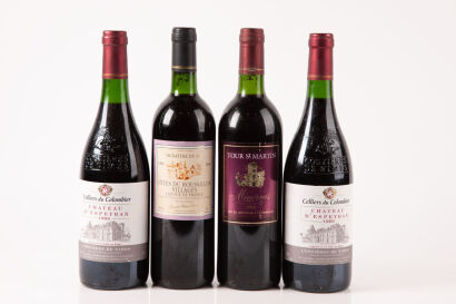 Four bottles of Minervois & Rousillion Red Wine in one lot