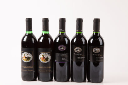 The Big Macs: Nine bottles of Australian Cabernet Sauvignon in one lot.