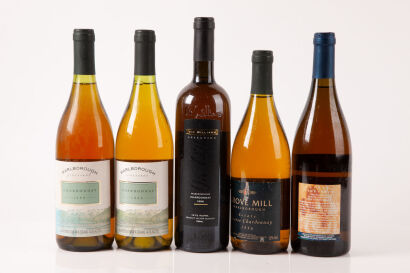 Five bottles of Marlborough Chardonnay in one lot