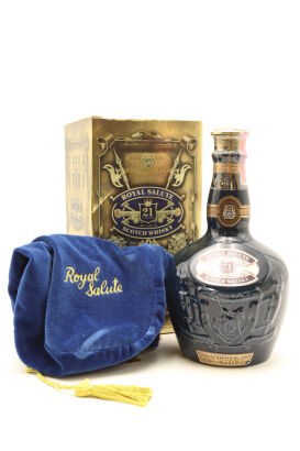 (1) Chivas Regal 21 Year Old Royal Salute Signature Blend Scotch Whisky Circa 1990's, 40% ABV