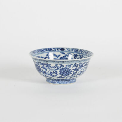 A Chinese Blue and White 'Floral' Bowl (Da Ming Xuande Nian Zhi Mark)