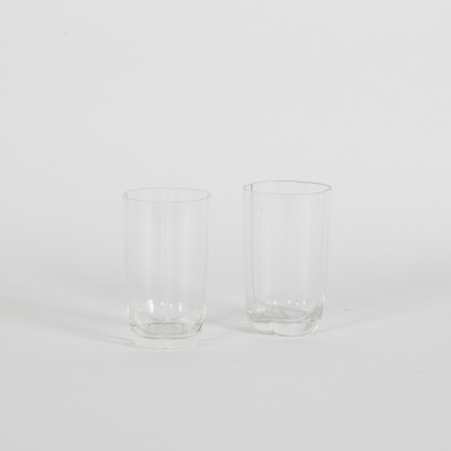 A Set Of Two Vintage Rosenthal Studio Line Crystal Glasses