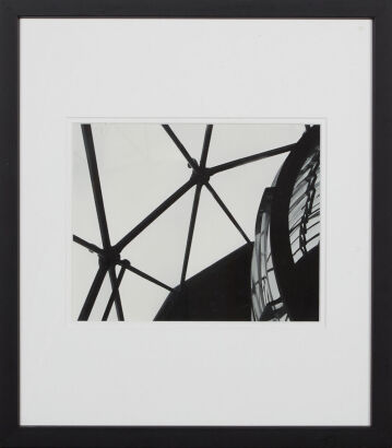 An Architectural Black And White Photo