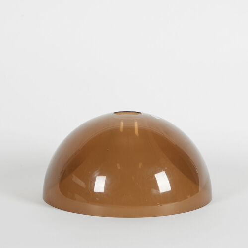 A Retro Lampshade Brown Translucent Shade