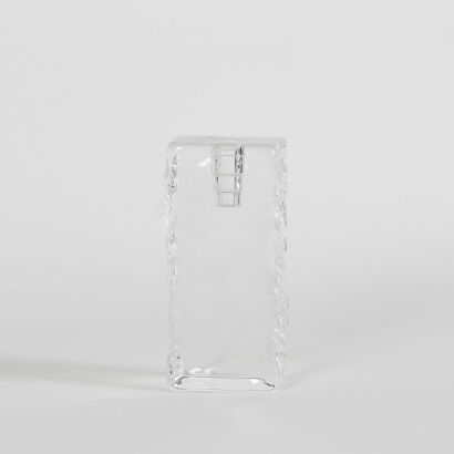 An Iceberg Art Glass Candle Holder