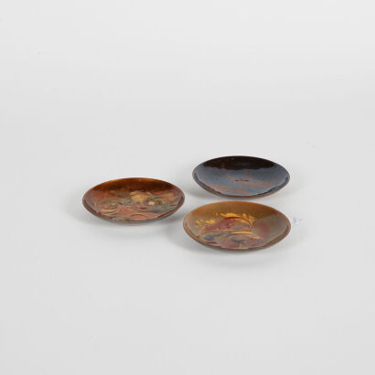 A Trio of Enamelled Dishes