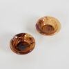 A Pair of Depression Era Tortoise Shell Glass Dishes - 2