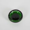 An Apple Green Art Glass Ashtray - 2