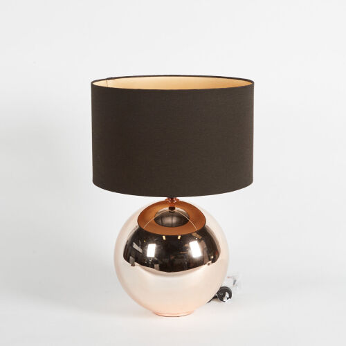 A Rose Gold Based Table Lamp