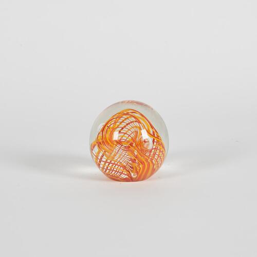 A Swirled Art Glass Paperweight