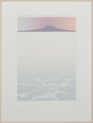 Rangitoto at Twilight by MALCOLM WARR