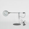 A Contemporary Adjustable Desktop Lamp In Black and Chrome - 2