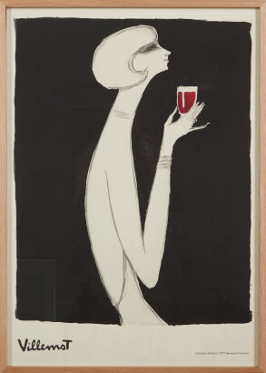 BERNARD VILLERMOT Campari 1977 Framed Print