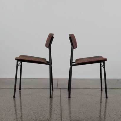 A Pair of Rare John Crichton Dining Chairs