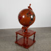 A Large Wooden Floor Globe - 2