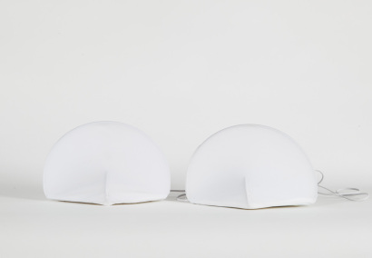 A Rare Pair Of 1970s Kaori 1 Table Lamps By Kazuhide For Sirrah