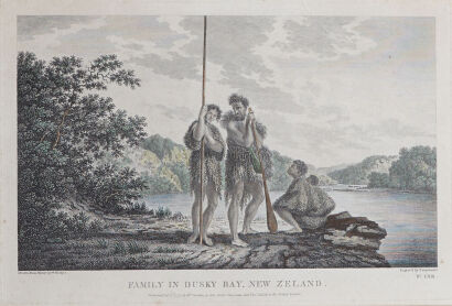 AFTER WILLIAM HODGES Family in Dusky Bay