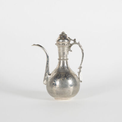 An Ornate Persian Coffee Pot