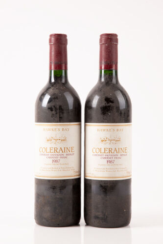 (2) 1987 Te Mata Estate Coleraine, Hawkes Bay